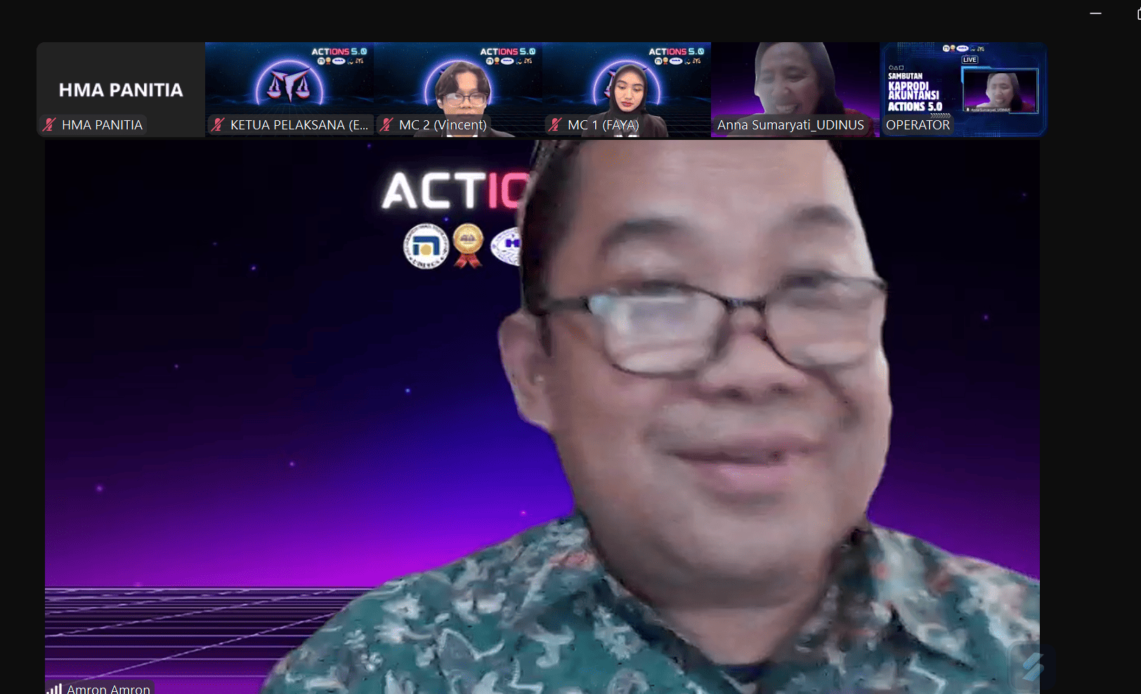 Sambutan Dekan FEB UDINUS